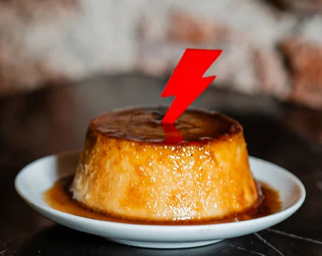 Flan de Indómita Burgers
